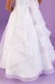 Peridot White Organza Waterfall Communion Dress - Style Bianca