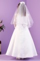 Peridot White Lace 3/4 Sleeve Communion Dress - Style Daisy