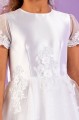 Peridot White Sequin Sparkle Tulle Communion Dress - Style Arabella