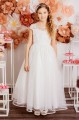 Girls Ivory or White Sweetheart Sparkly Tulle Communion Dress - Style Kaddy