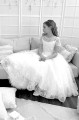 Girls Ivory or White Sparkly Floral Tulle Communion Dress - Style Klara