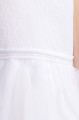 Girls Ivory or White Embroidered Tulle Communion Dress - Style Kollina