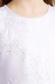 Girls Ivory or White Pearl Tulle Communion Dress - Style Konstanze