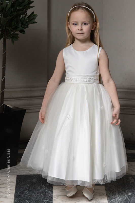 childrens ivory flower girl dresses